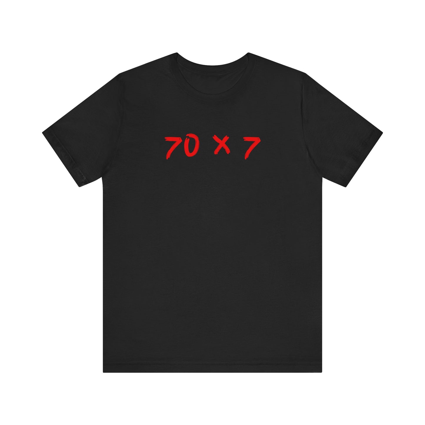 70 x 7 en color rojo