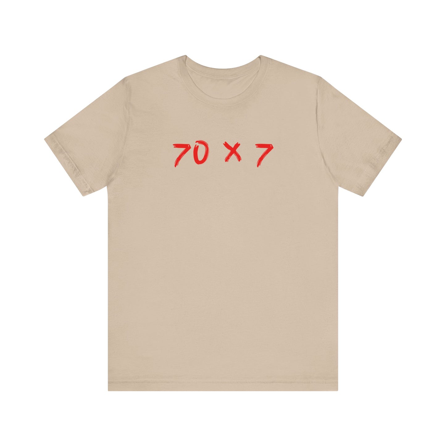 70 x 7 en color rojo