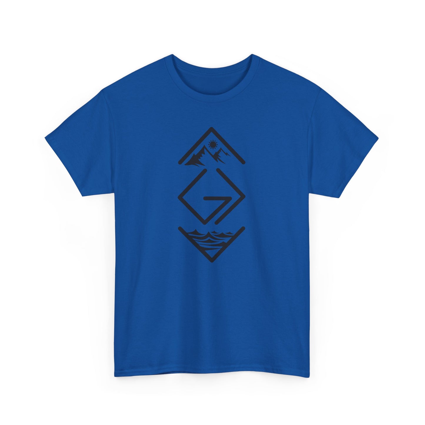 Inspirational Unisex Heavy Cotton Tee - 'God is Greater Than the Highs and Lows'