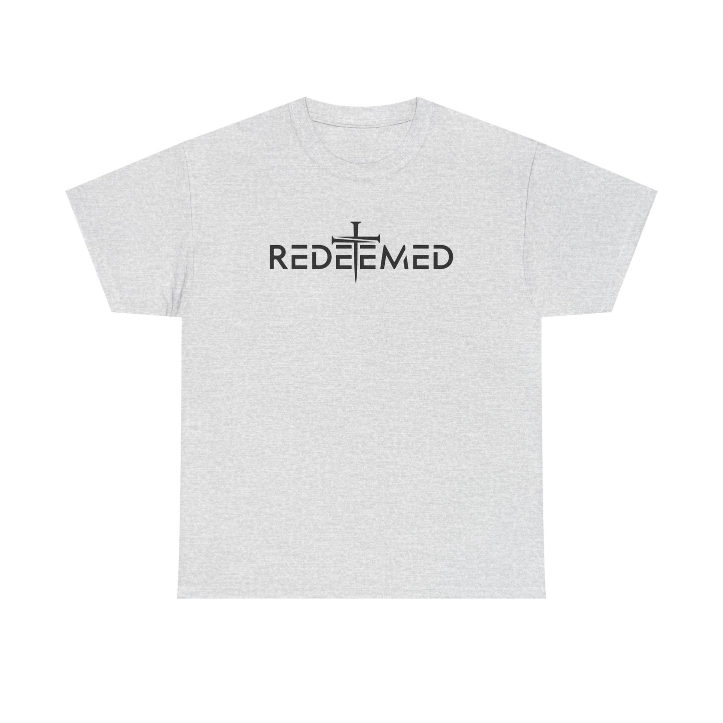 Unisex Heavy Cotton Tee - Redeemed Graphic Tee for Faith & Spirituality