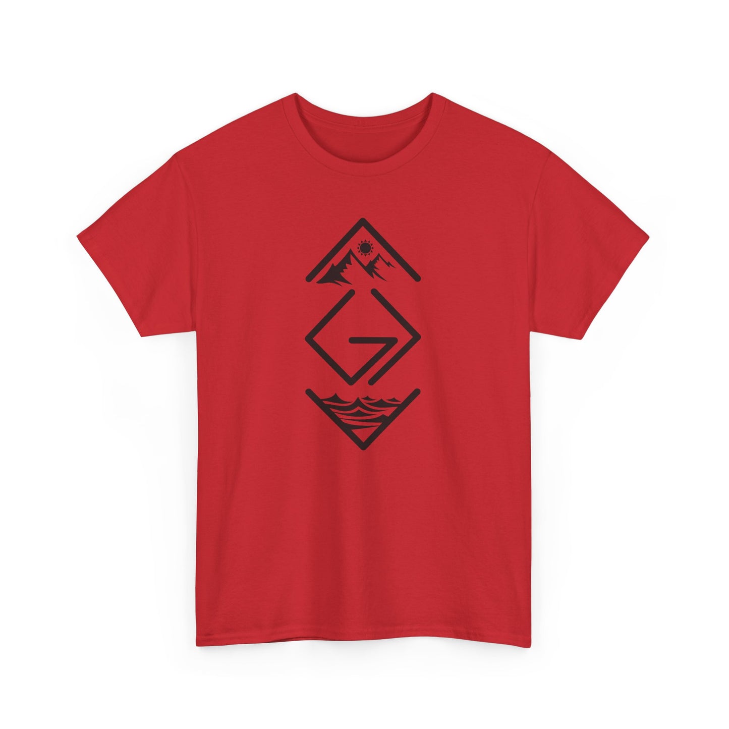 Inspirational Unisex Heavy Cotton Tee - 'God is Greater Than the Highs and Lows'