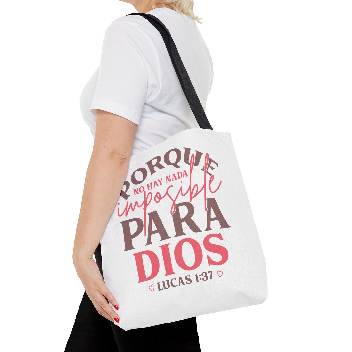 Nada Imposible Para Dios- Elegante y Funcional bolso de mano