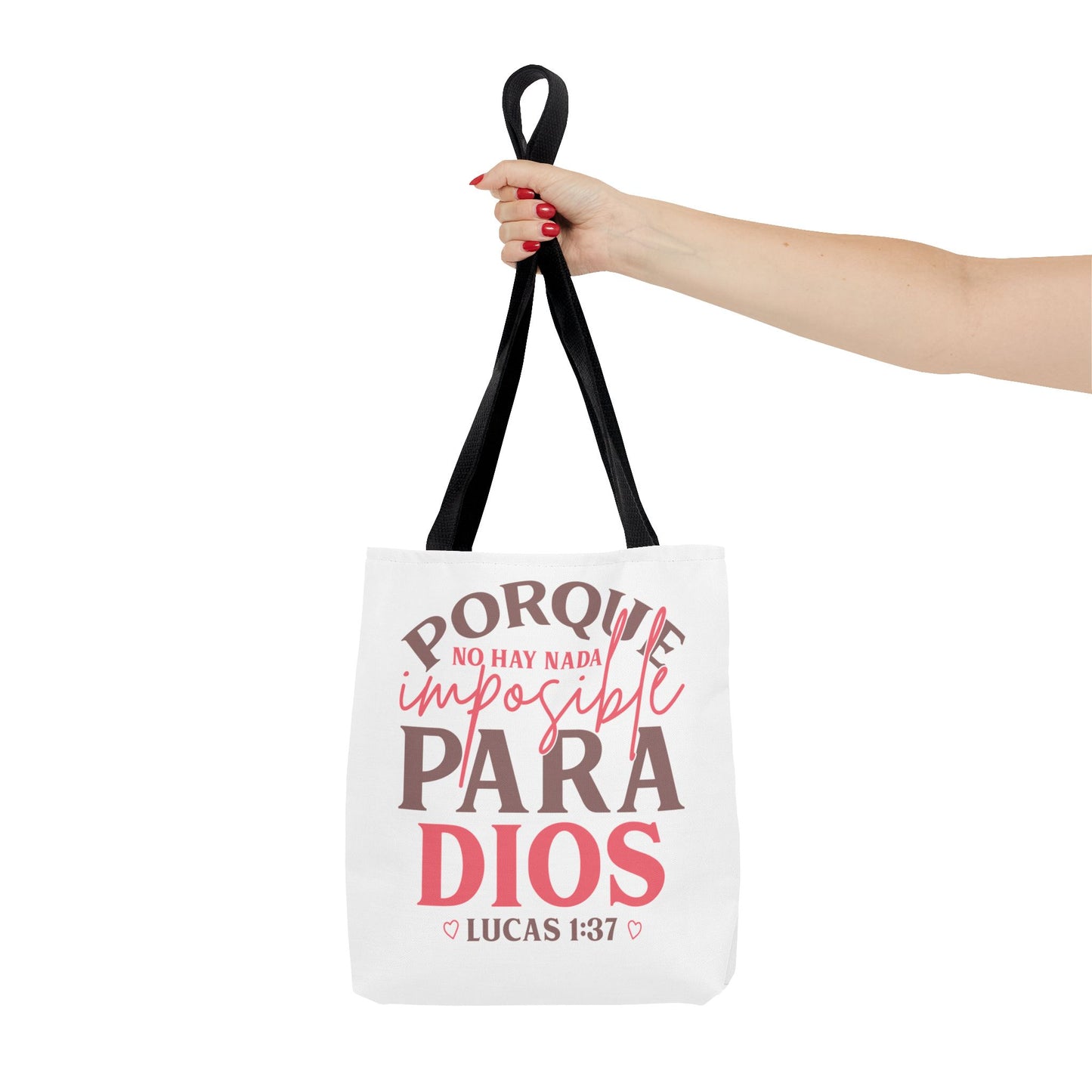 Nada Imposible Para Dios- Elegante y Funcional bolso de mano