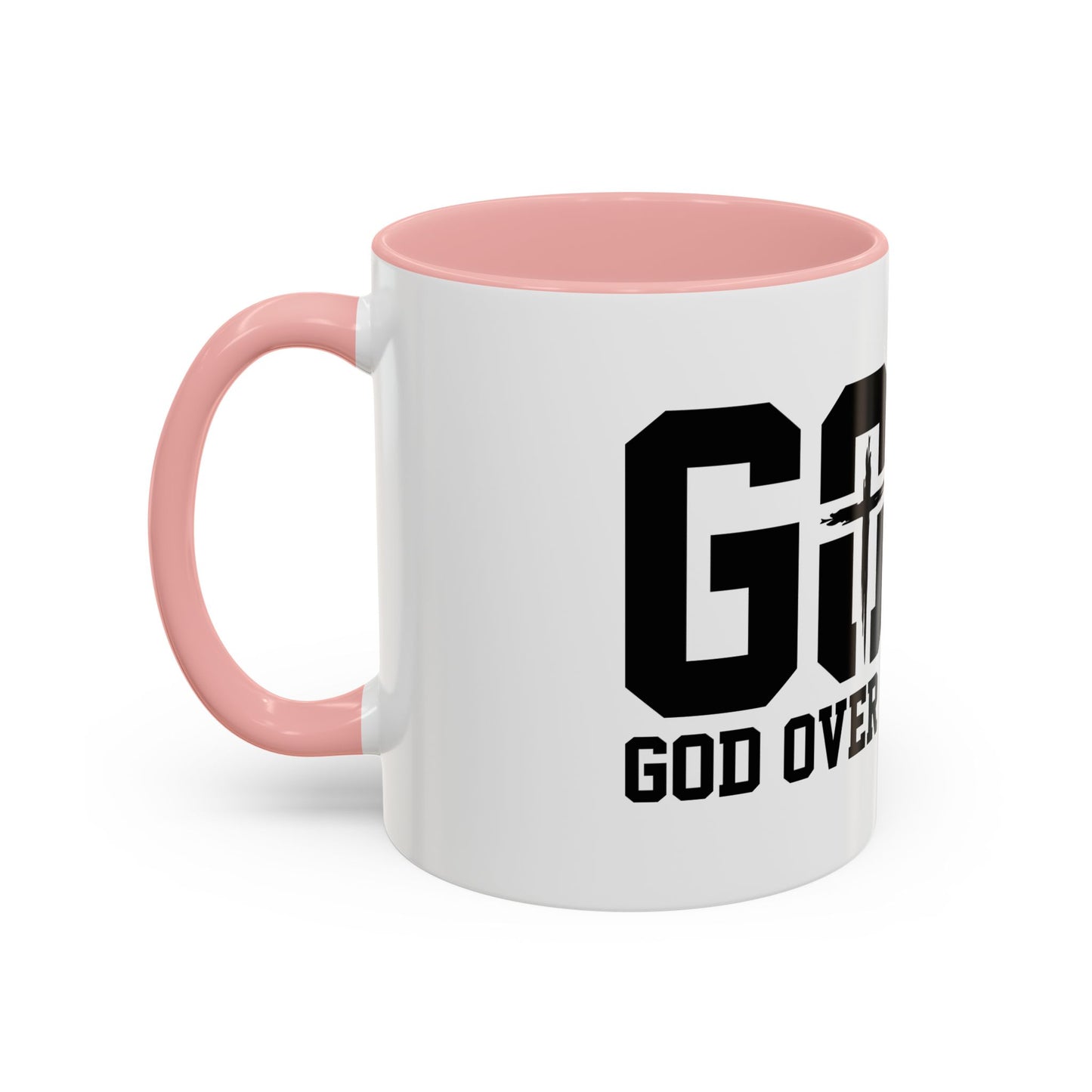 God Over All Things - GOAT Coffee Mug - Modern Black Text Design | Ideal Gift for Coffee Lovers