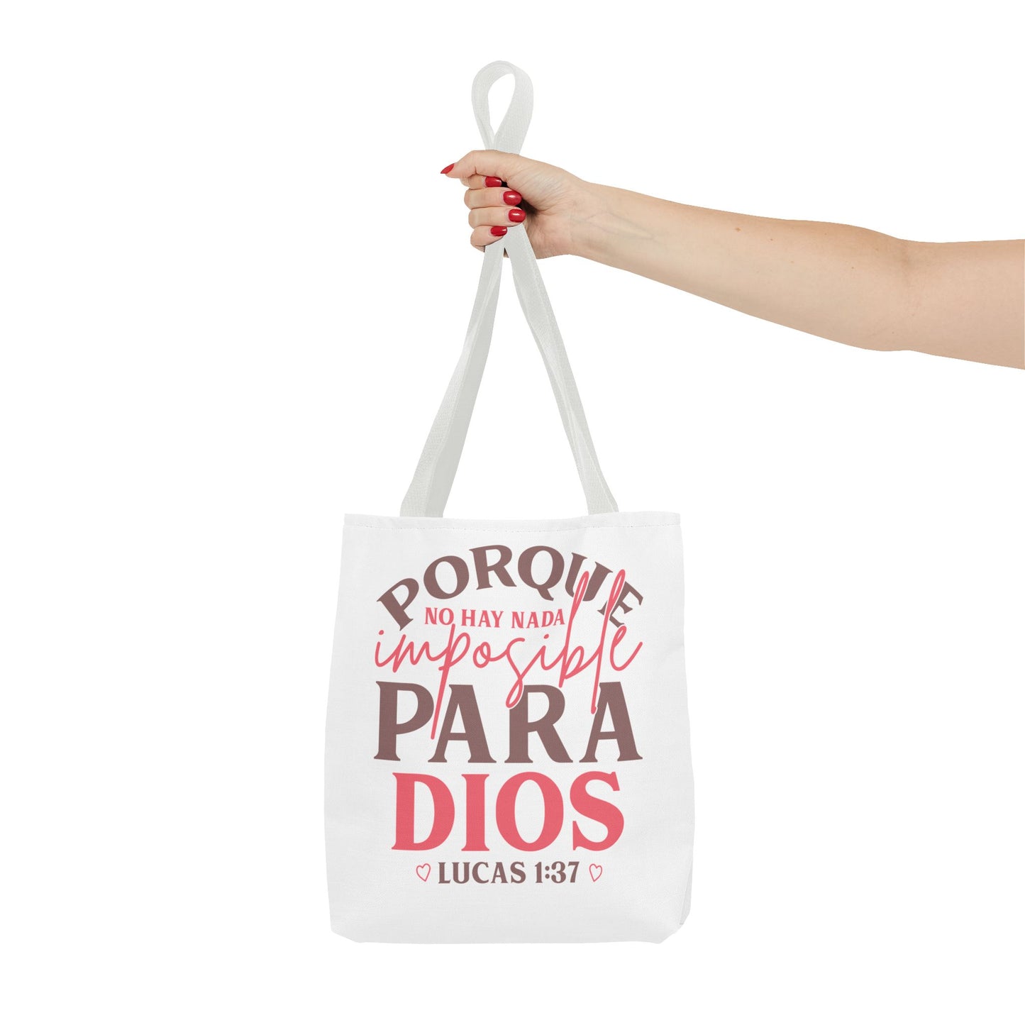 Nada Imposible Para Dios- Elegante y Funcional bolso de mano