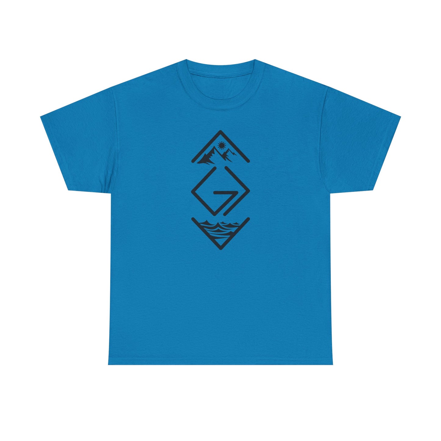 Inspirational Unisex Heavy Cotton Tee - 'God is Greater Than the Highs and Lows'