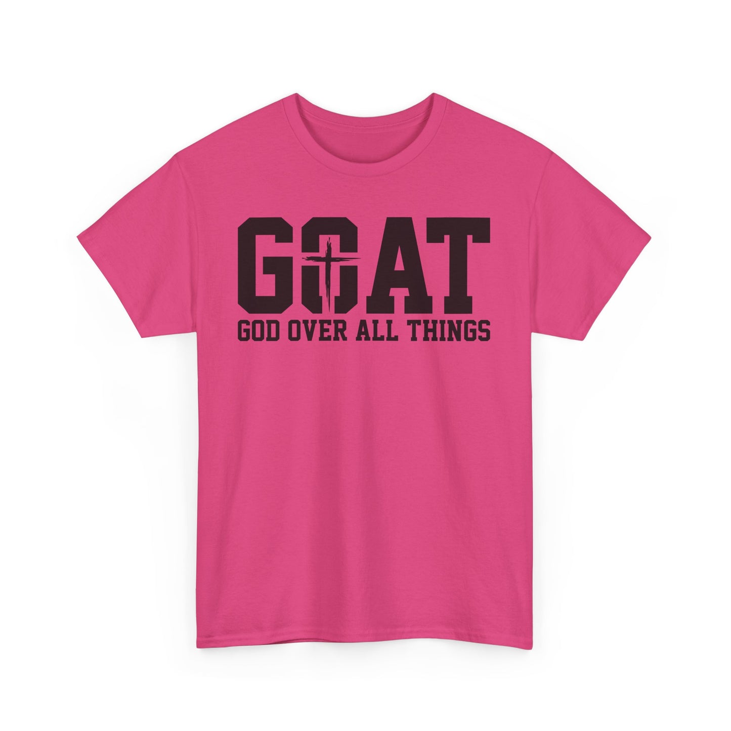 Inspirational Design Unisex Tee - 'God Over All Things'