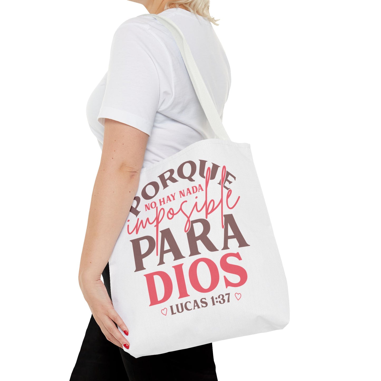 Nada Imposible Para Dios- Elegante y Funcional bolso de mano
