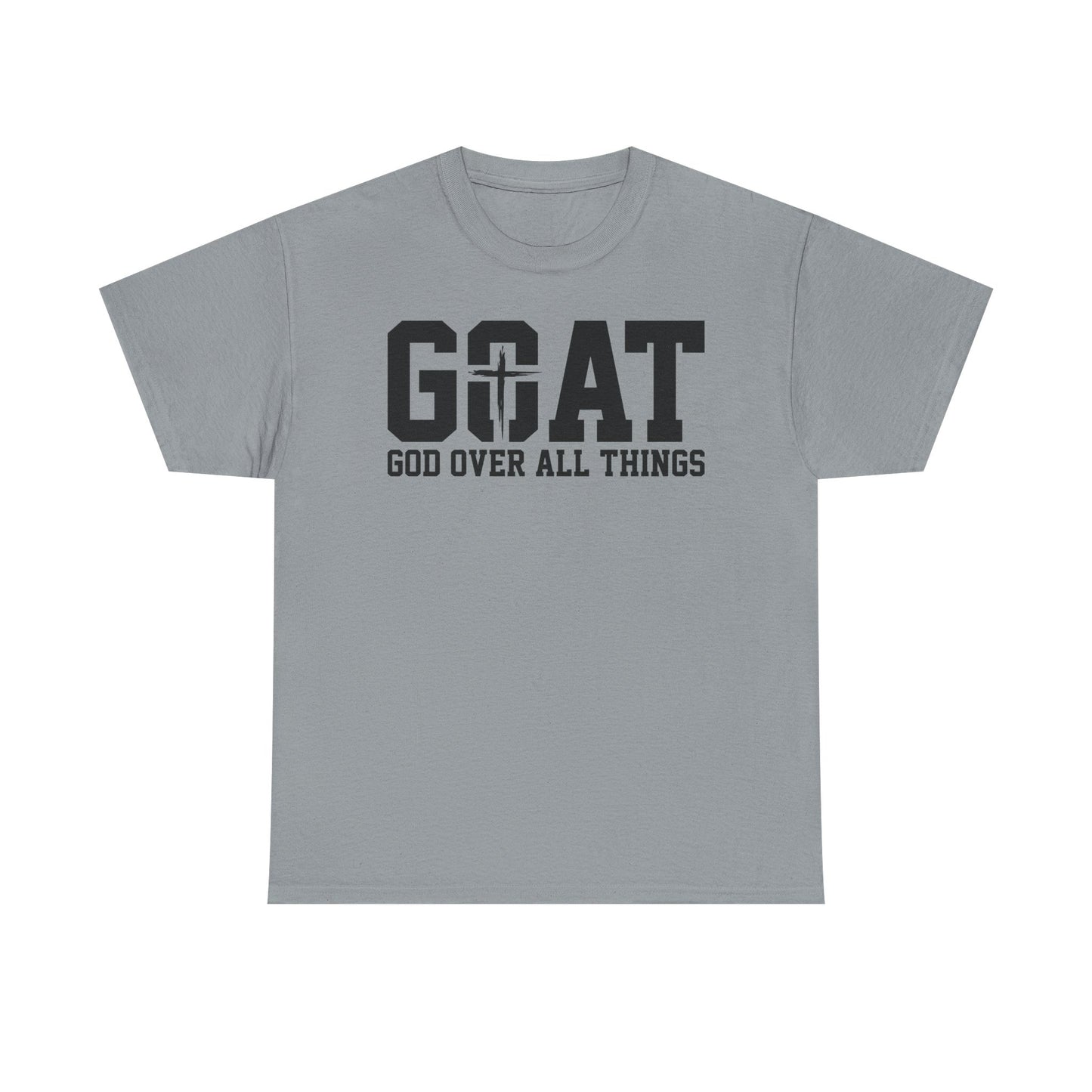 Inspirational Design Unisex Tee - 'God Over All Things'