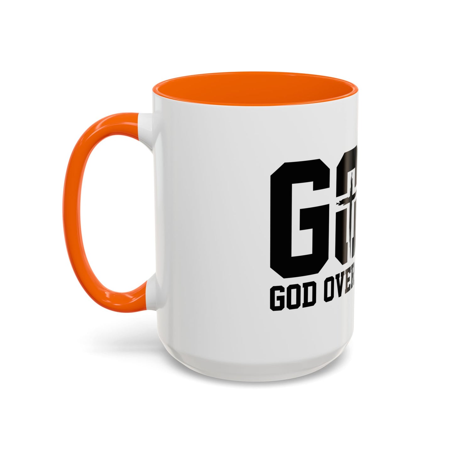 God Over All Things - GOAT Coffee Mug - Modern Black Text Design | Ideal Gift for Coffee Lovers
