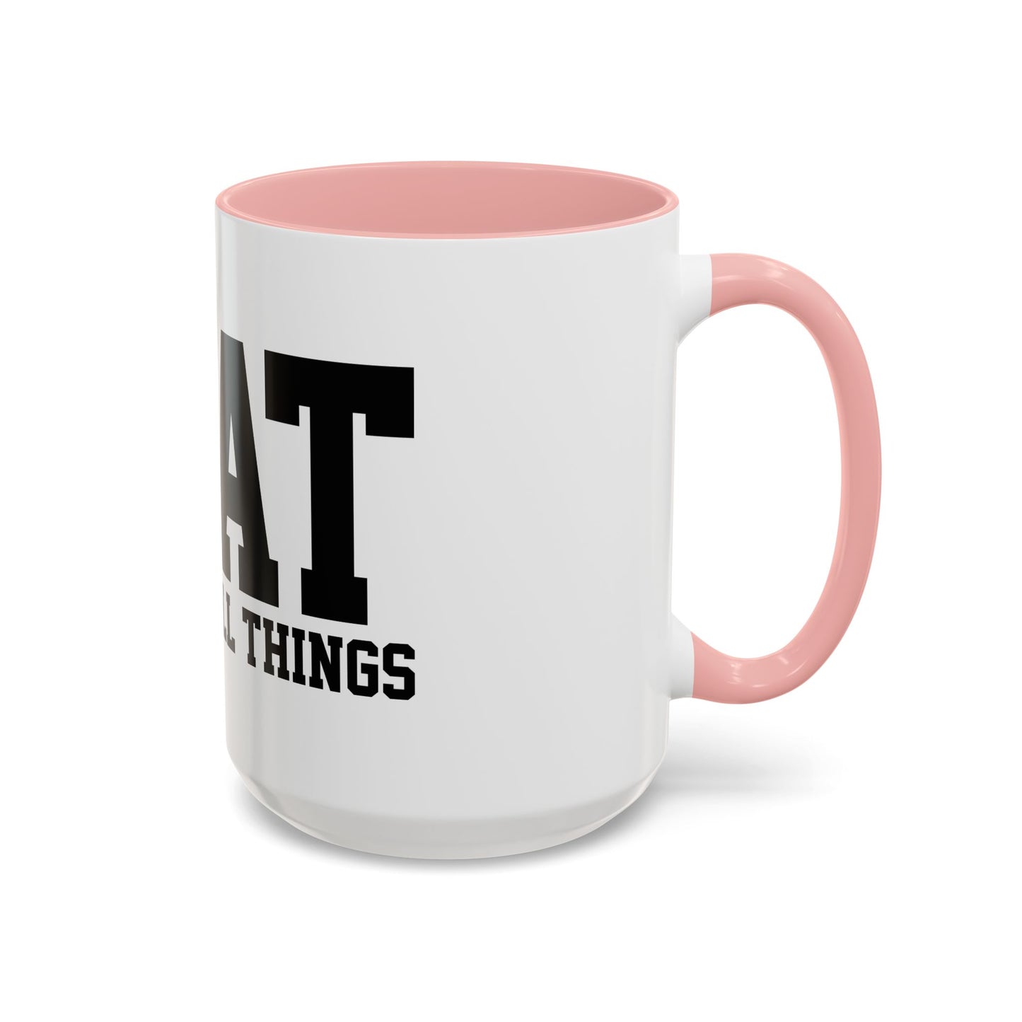 God Over All Things - GOAT Coffee Mug - Modern Black Text Design | Ideal Gift for Coffee Lovers