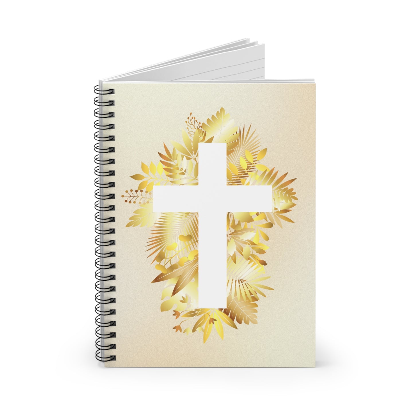 Libreta Flores Doradas