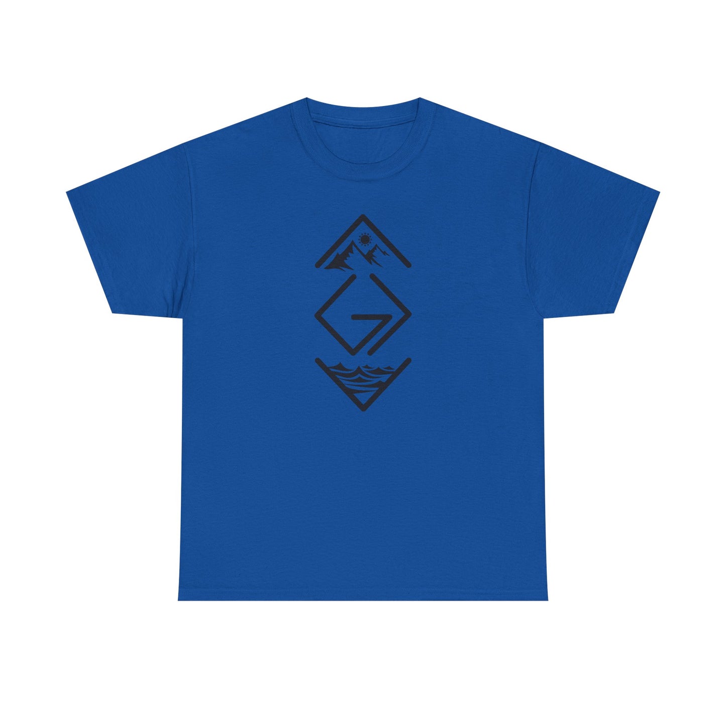 Inspirational Unisex Heavy Cotton Tee - 'God is Greater Than the Highs and Lows'
