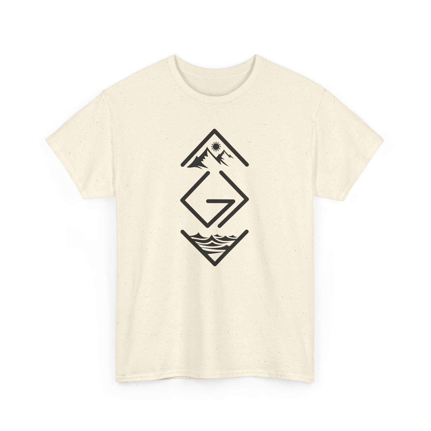Inspirational Unisex Heavy Cotton Tee - 'God is Greater Than the Highs and Lows'
