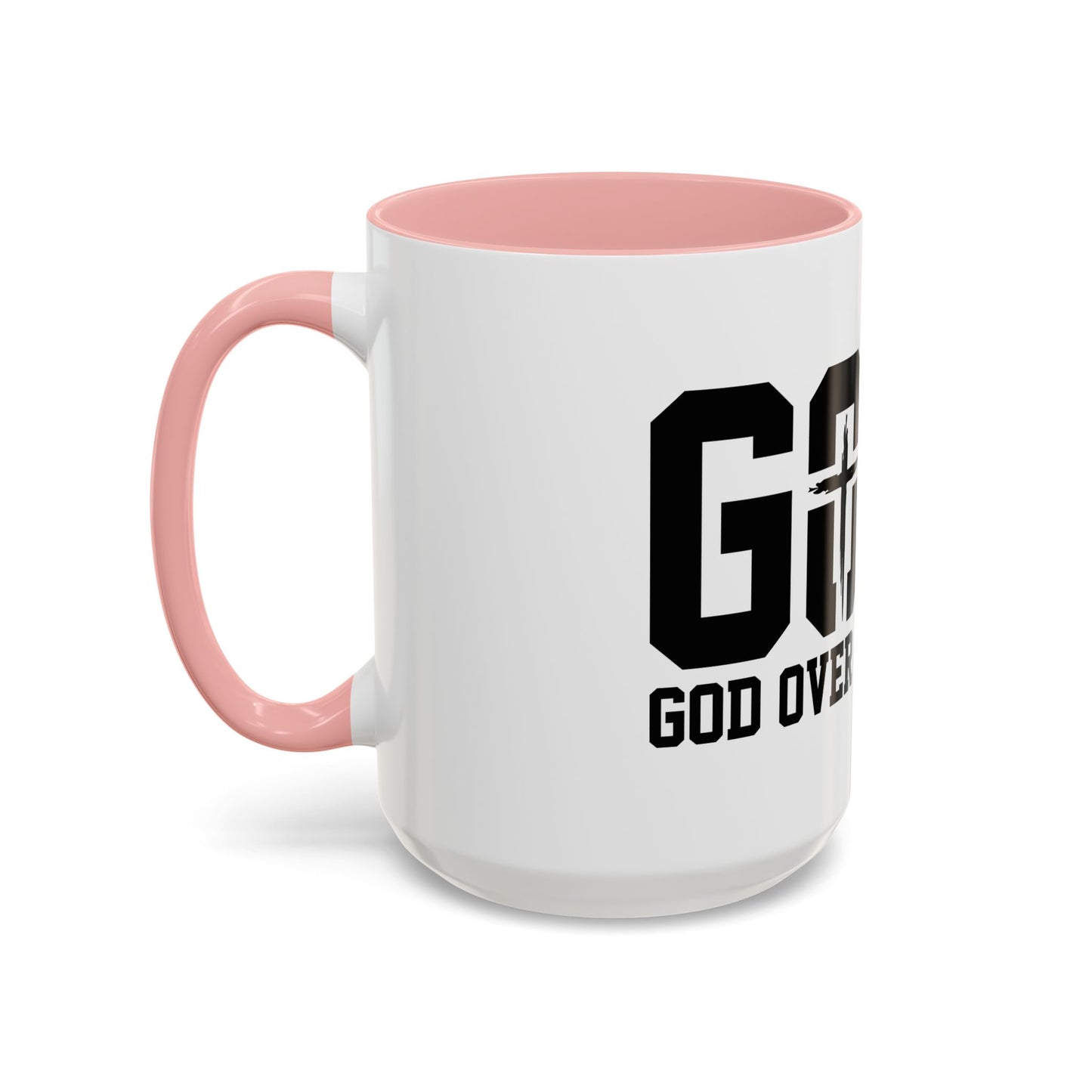 God Over All Things - GOAT Coffee Mug - Modern Black Text Design | Ideal Gift for Coffee Lovers
