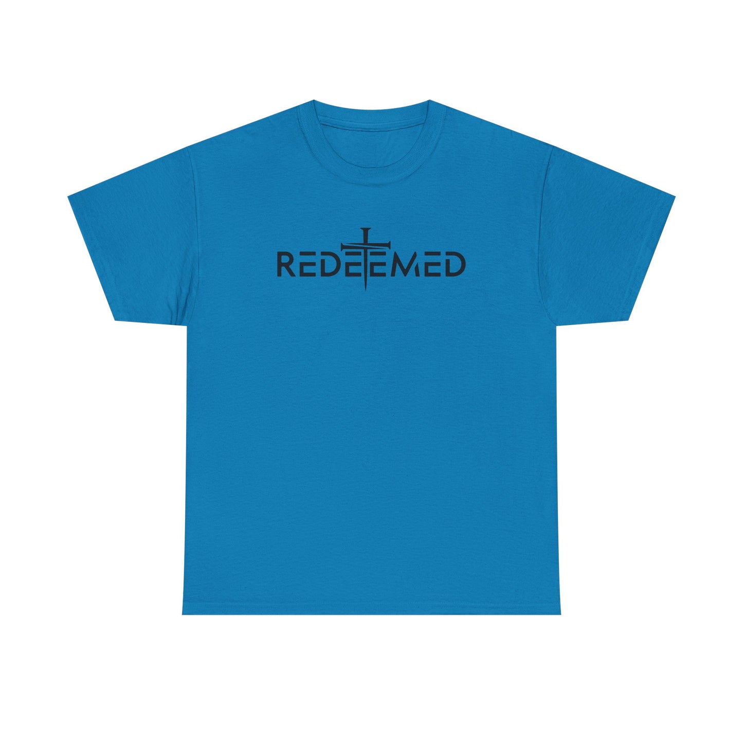 Unisex Heavy Cotton Tee - Redeemed Graphic Tee for Faith & Spirituality