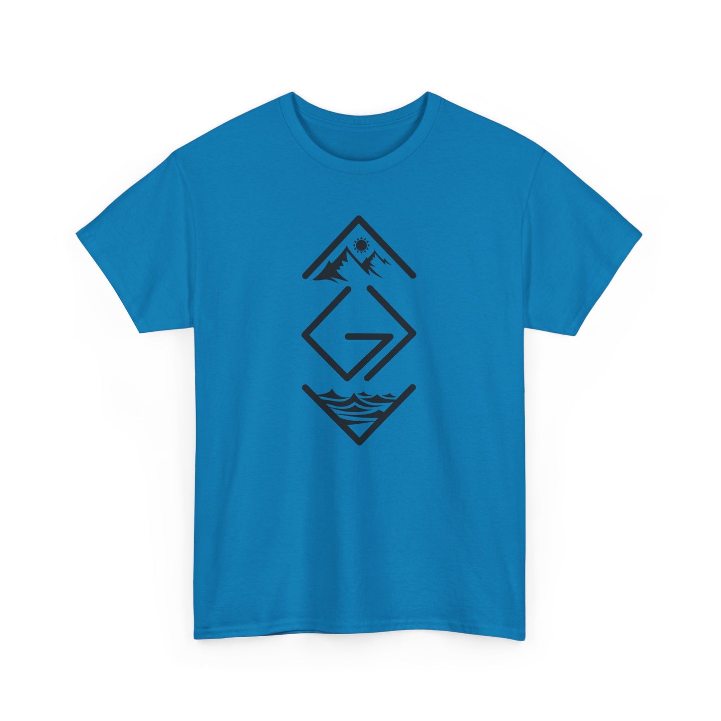 Inspirational Unisex Heavy Cotton Tee - 'God is Greater Than the Highs and Lows'