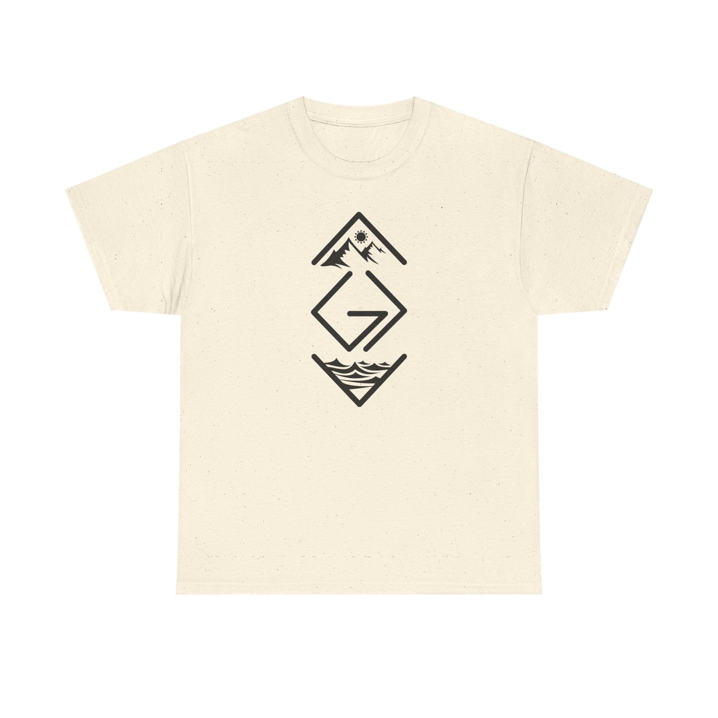 Inspirational Unisex Heavy Cotton Tee - 'God is Greater Than the Highs and Lows'