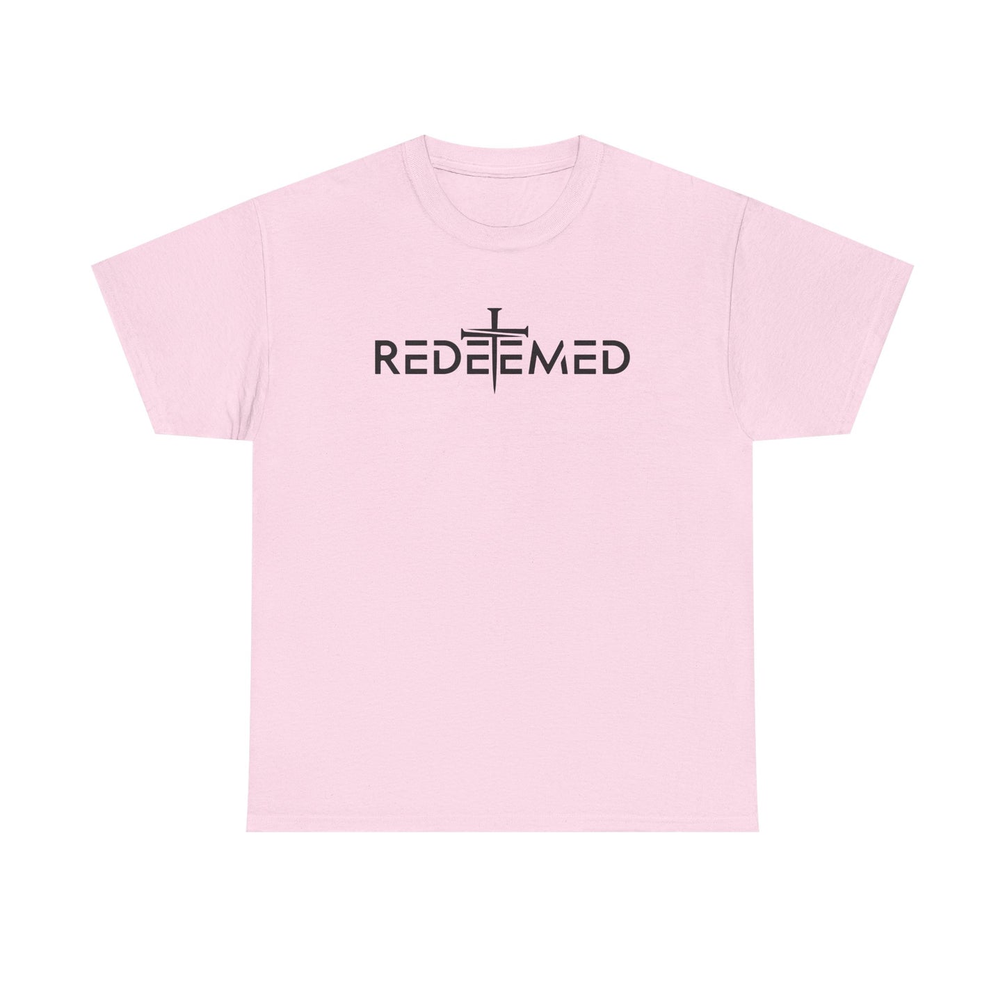 Unisex Heavy Cotton Tee - Redeemed Graphic Tee for Faith & Spirituality