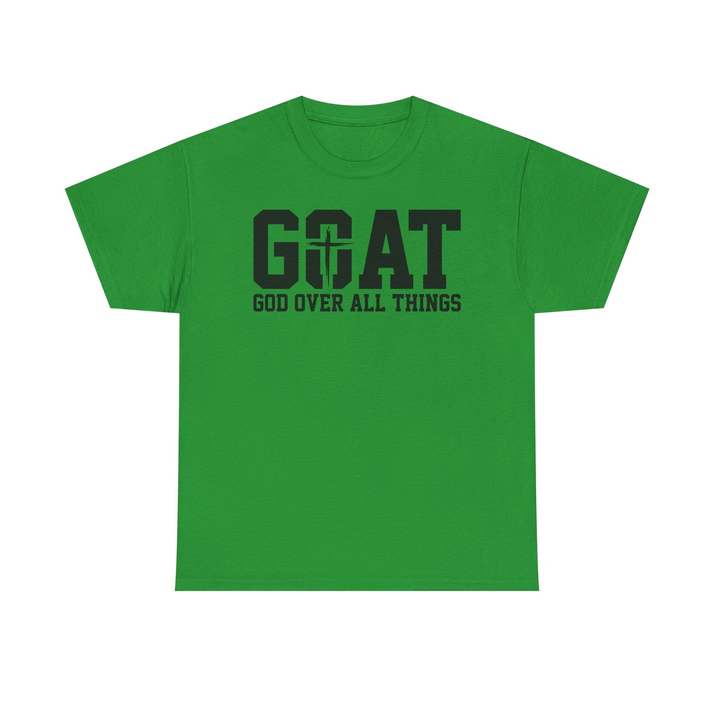 Inspirational Design Unisex Tee - 'God Over All Things'