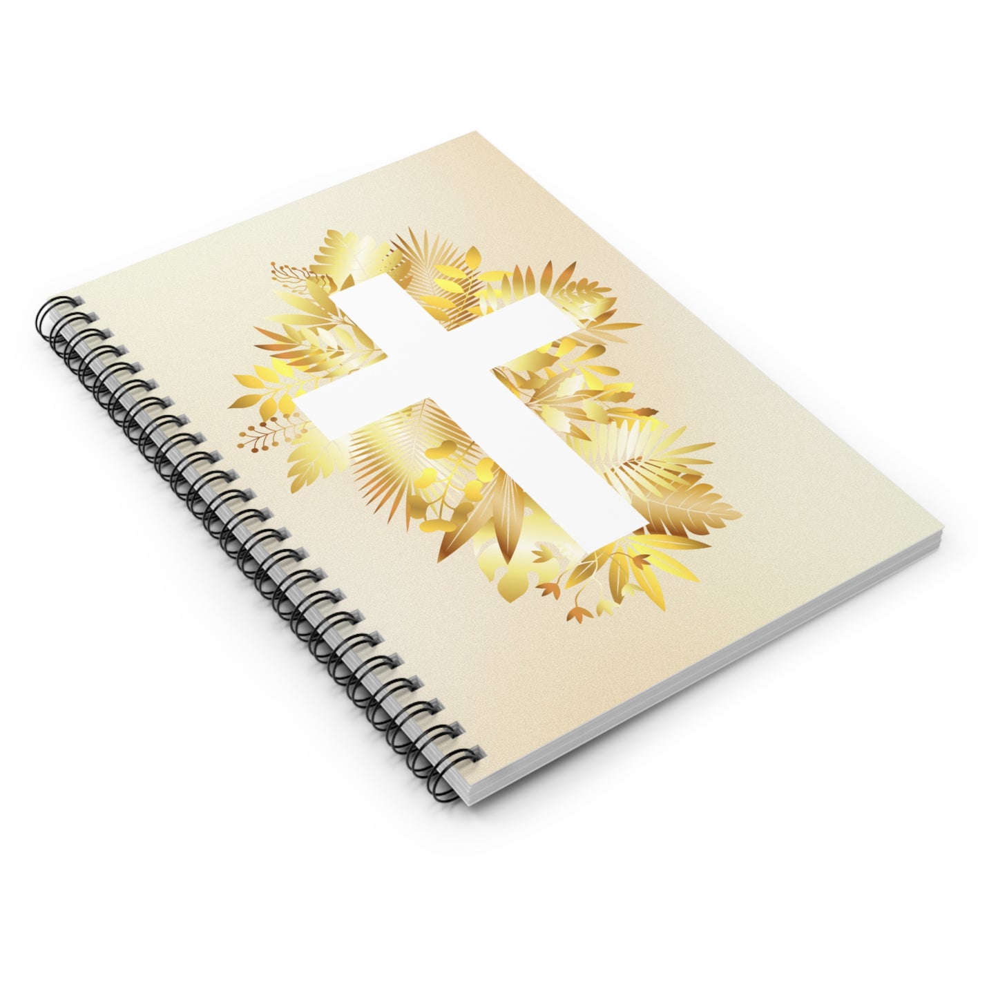 Libreta Flores Doradas