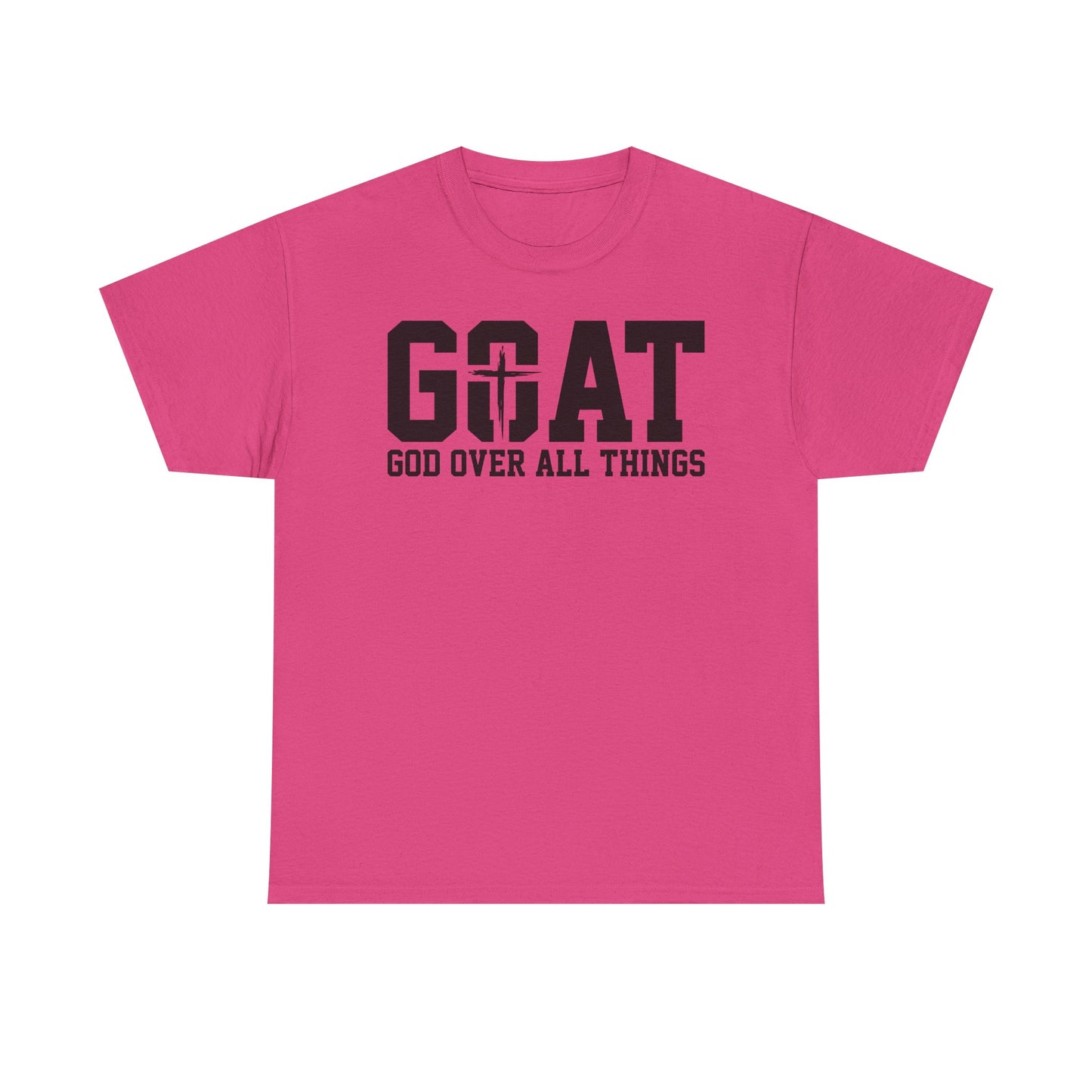 Inspirational Design Unisex Tee - 'God Over All Things'