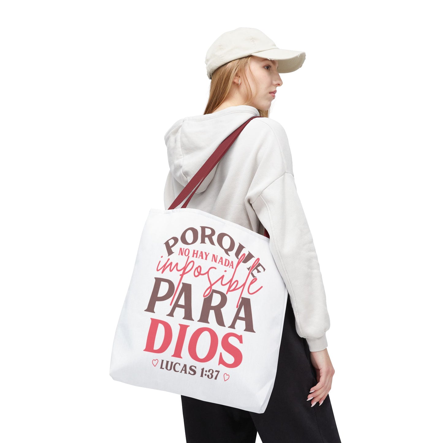 Nada Imposible Para Dios- Elegante y Funcional bolso de mano