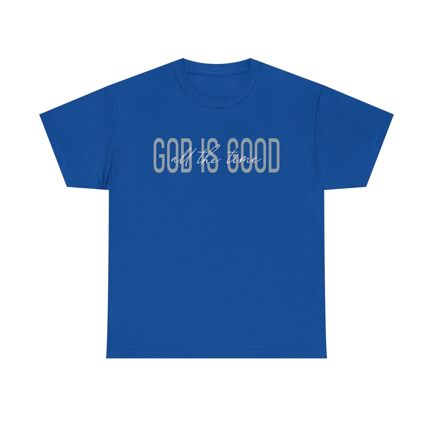 Inspirational Unisex Heavy Cotton Tee - 'God is Good'