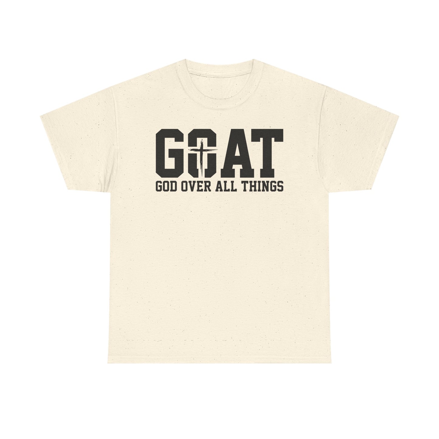 Inspirational Design Unisex Tee - 'God Over All Things'