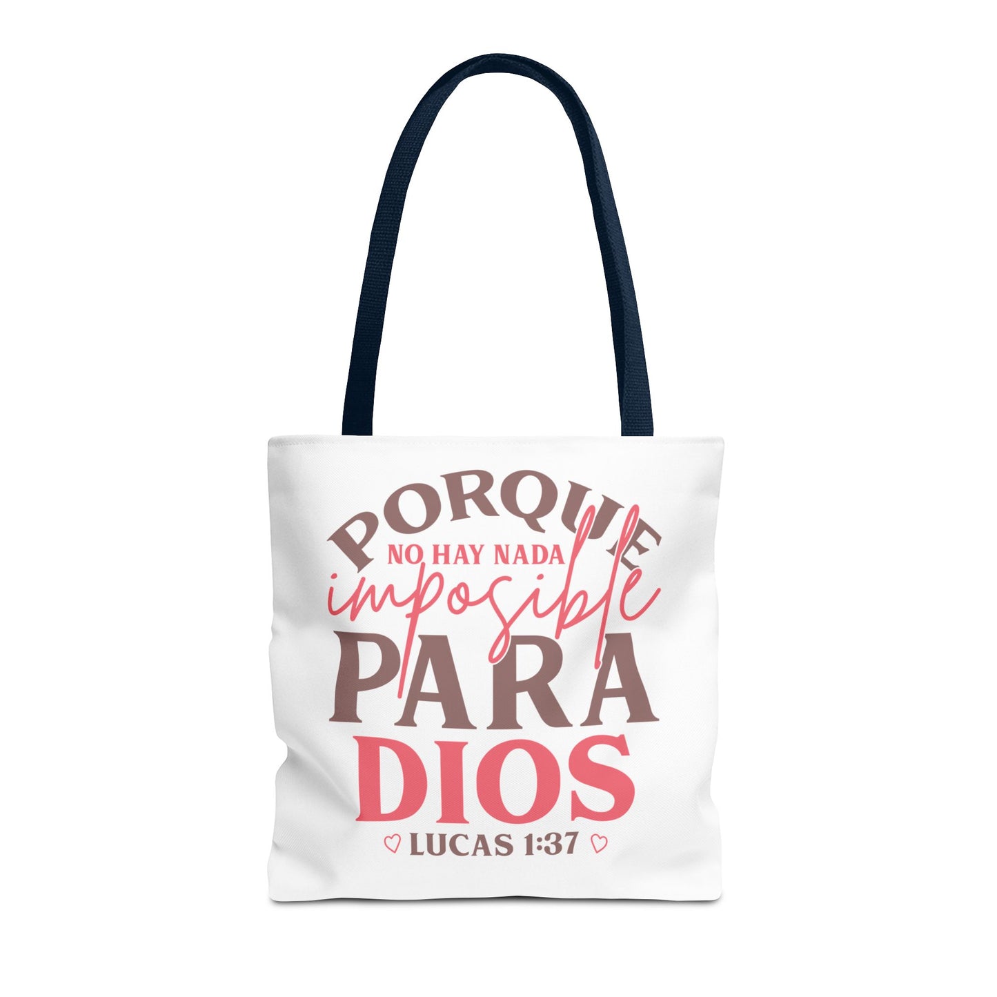 Nada Imposible Para Dios- Elegante y Funcional bolso de mano