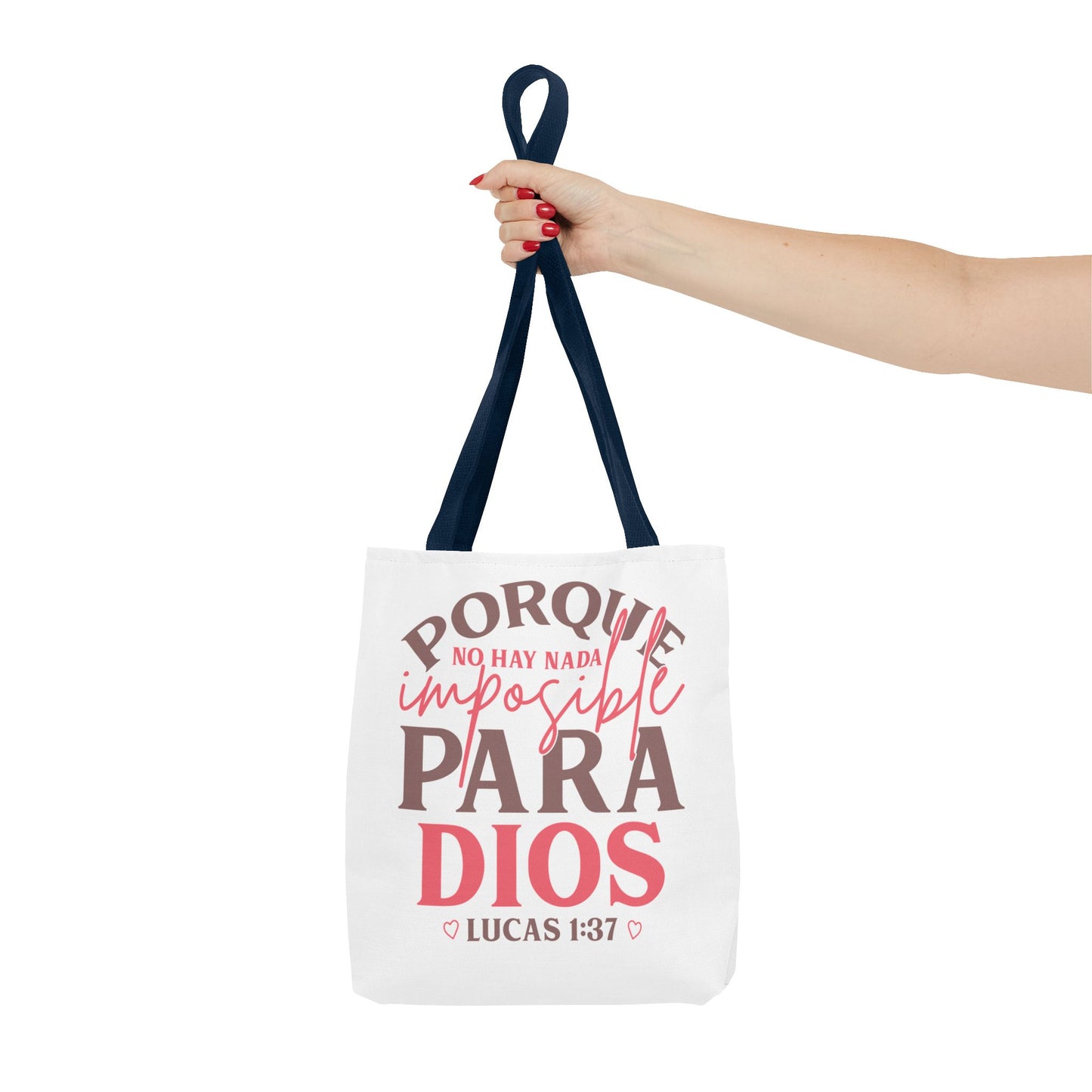 Nada Imposible Para Dios- Elegante y Funcional bolso de mano