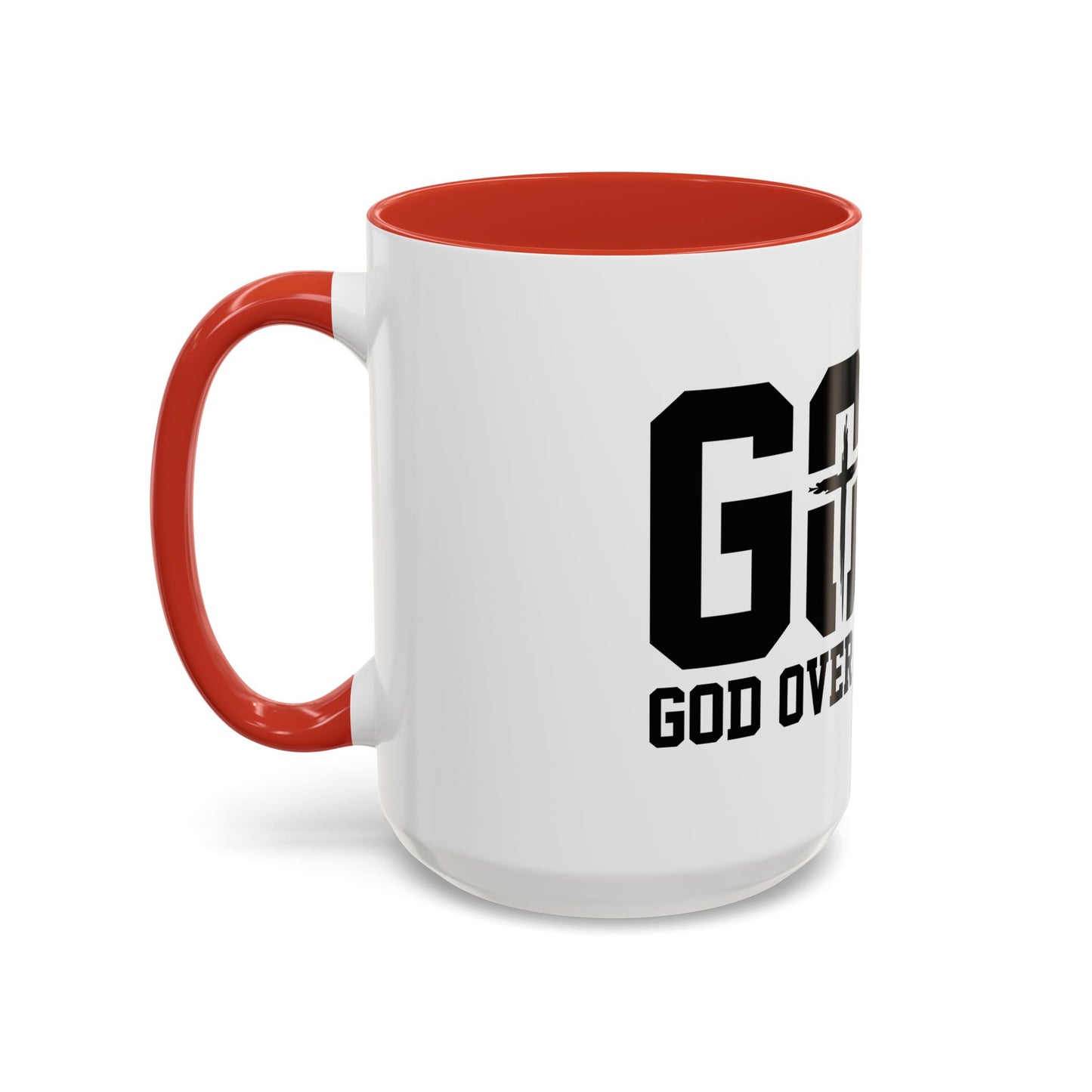 God Over All Things - GOAT Coffee Mug - Modern Black Text Design | Ideal Gift for Coffee Lovers