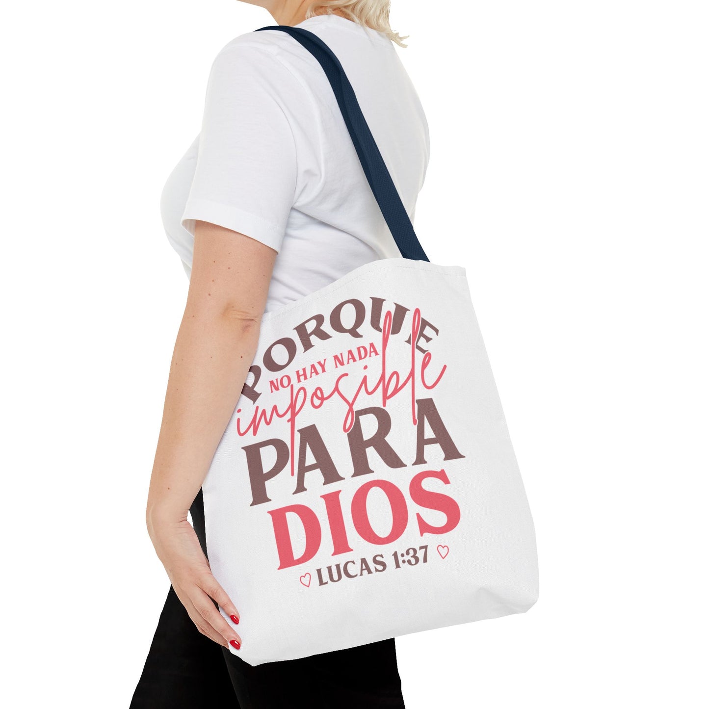 Nada Imposible Para Dios- Elegante y Funcional bolso de mano