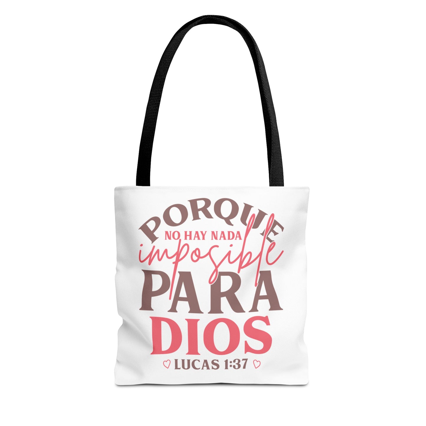 Nada Imposible Para Dios- Elegante y Funcional bolso de mano