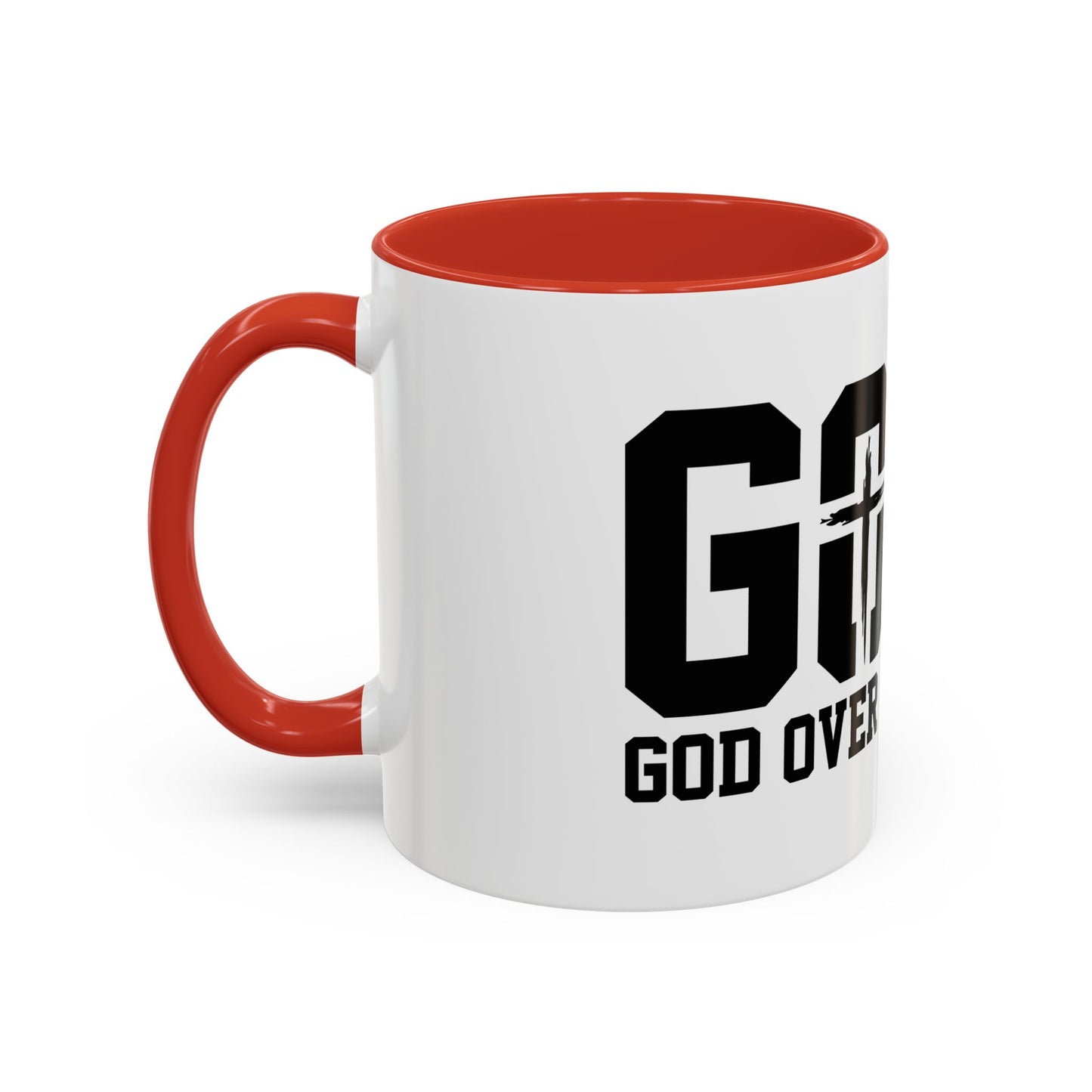 God Over All Things - GOAT Coffee Mug - Modern Black Text Design | Ideal Gift for Coffee Lovers
