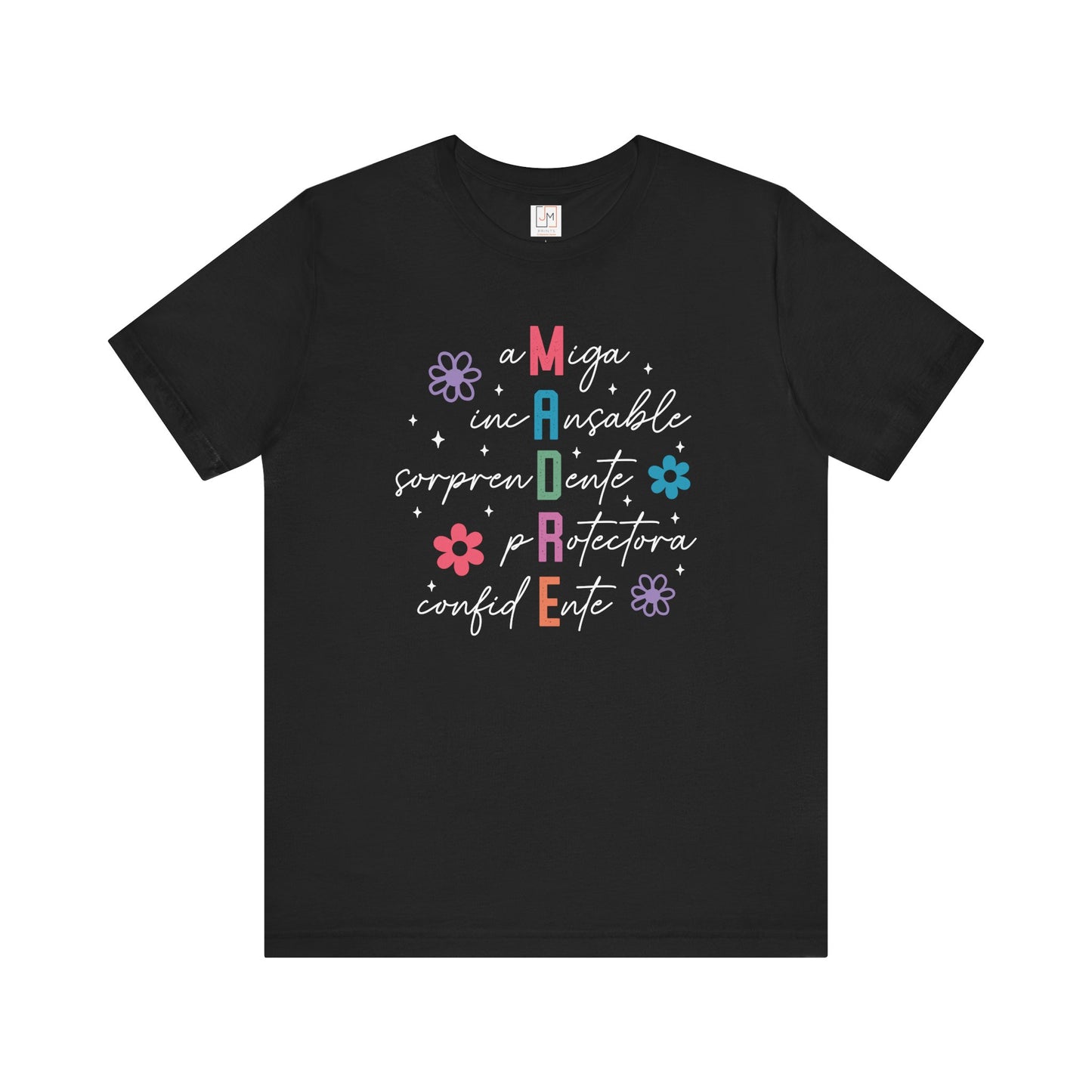 M.A.D.R.E - Camiseta Unisex de Manga Corta para el Día de las Madres