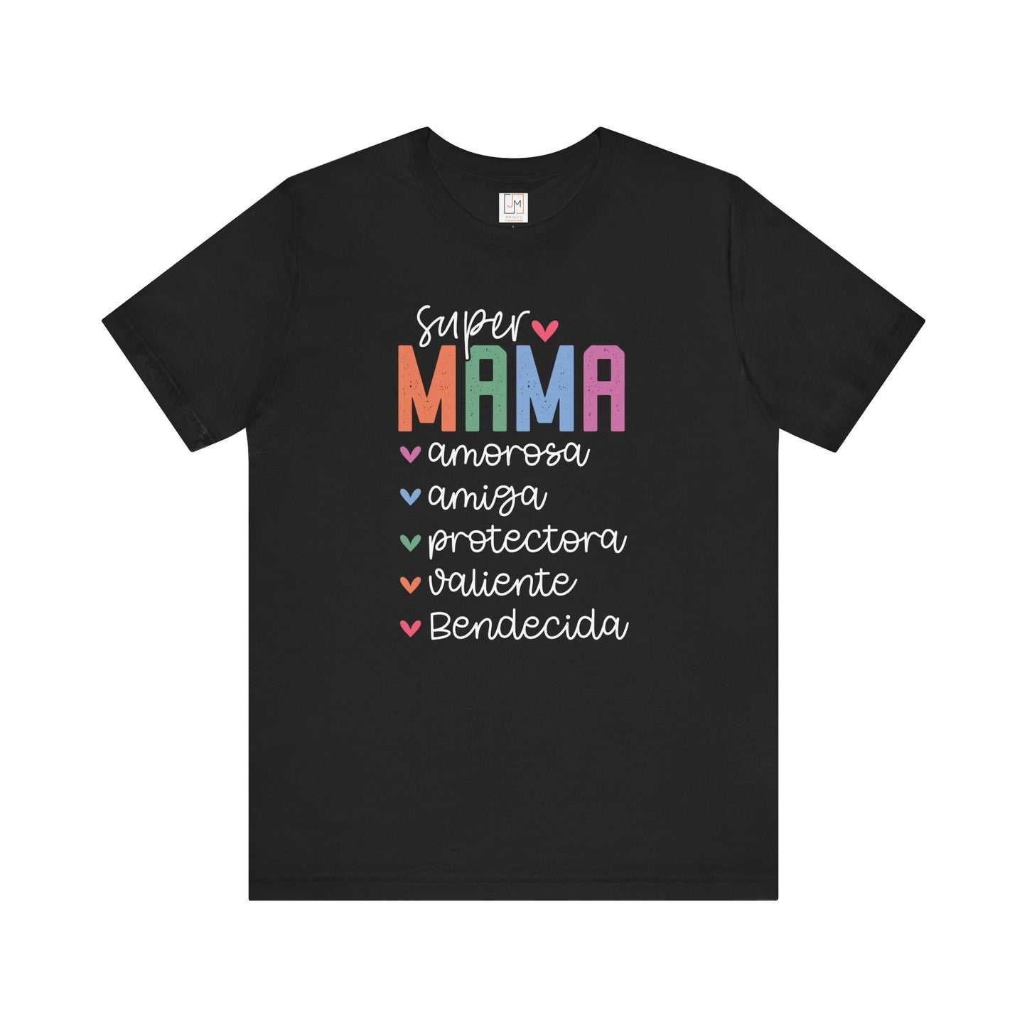 Super Mama - Camiseta Unisex de Manga Corta para el Día de las Madres
