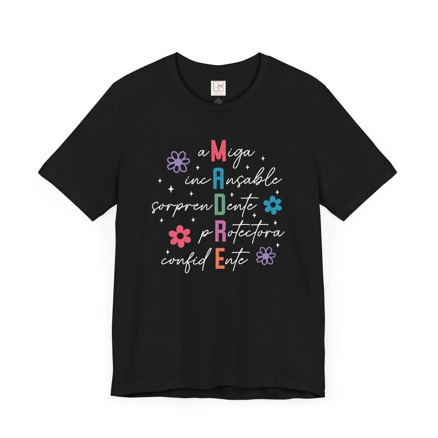 M.A.D.R.E - Camiseta Unisex de Manga Corta para el Día de las Madres