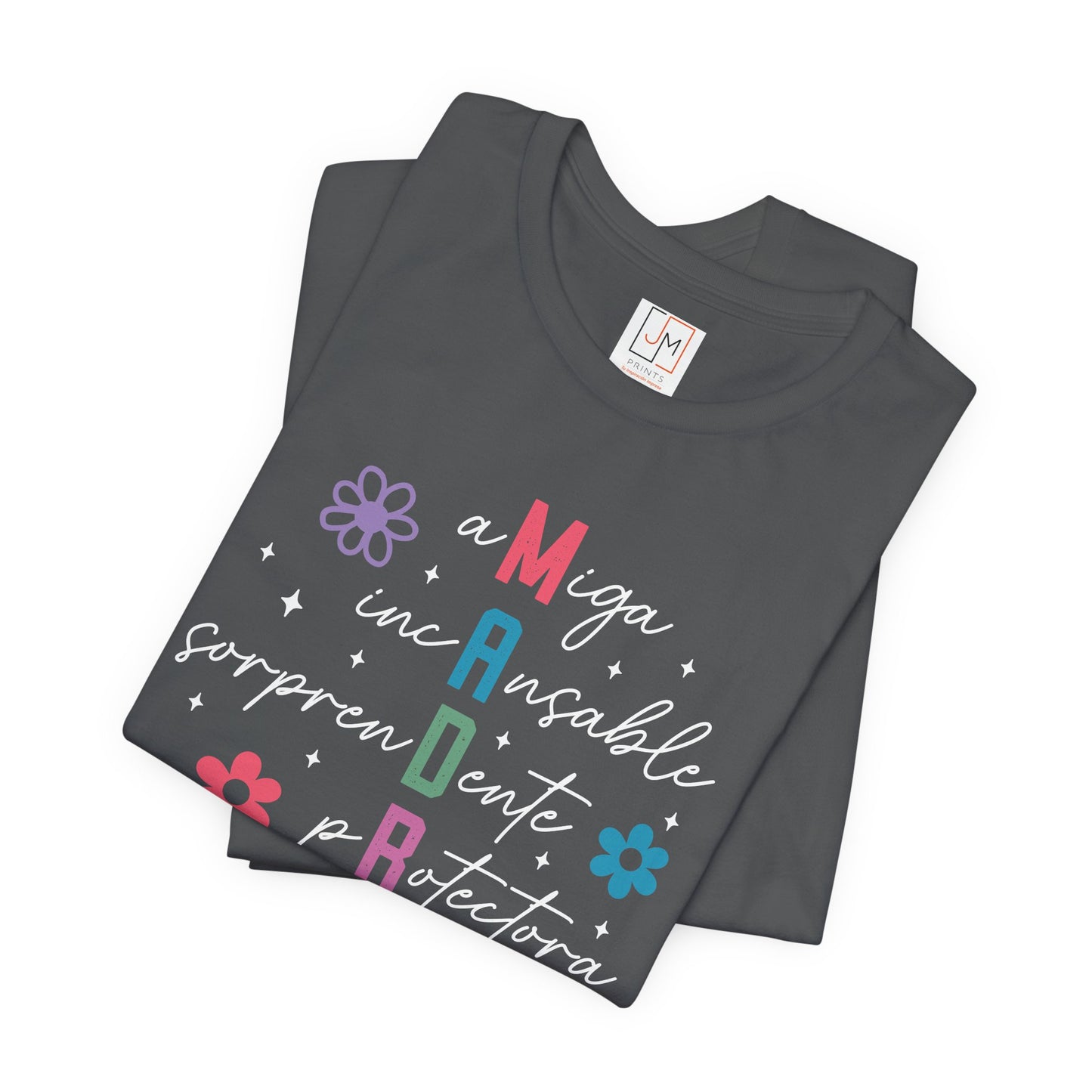 M.A.D.R.E - Camiseta Unisex de Manga Corta para el Día de las Madres