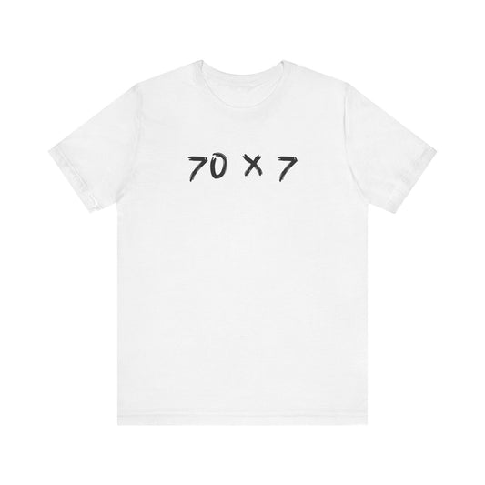 70 x 7 en color negro