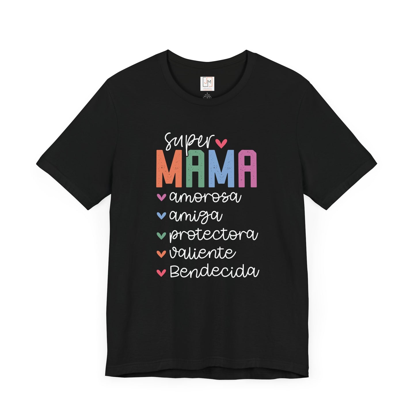 Super Mama - Camiseta Unisex de Manga Corta para el Día de las Madres
