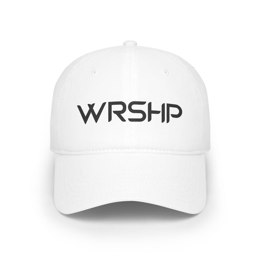 Trendy WRSHP Low Profile Baseball Cap - Stylish Hat for Everyday Wear