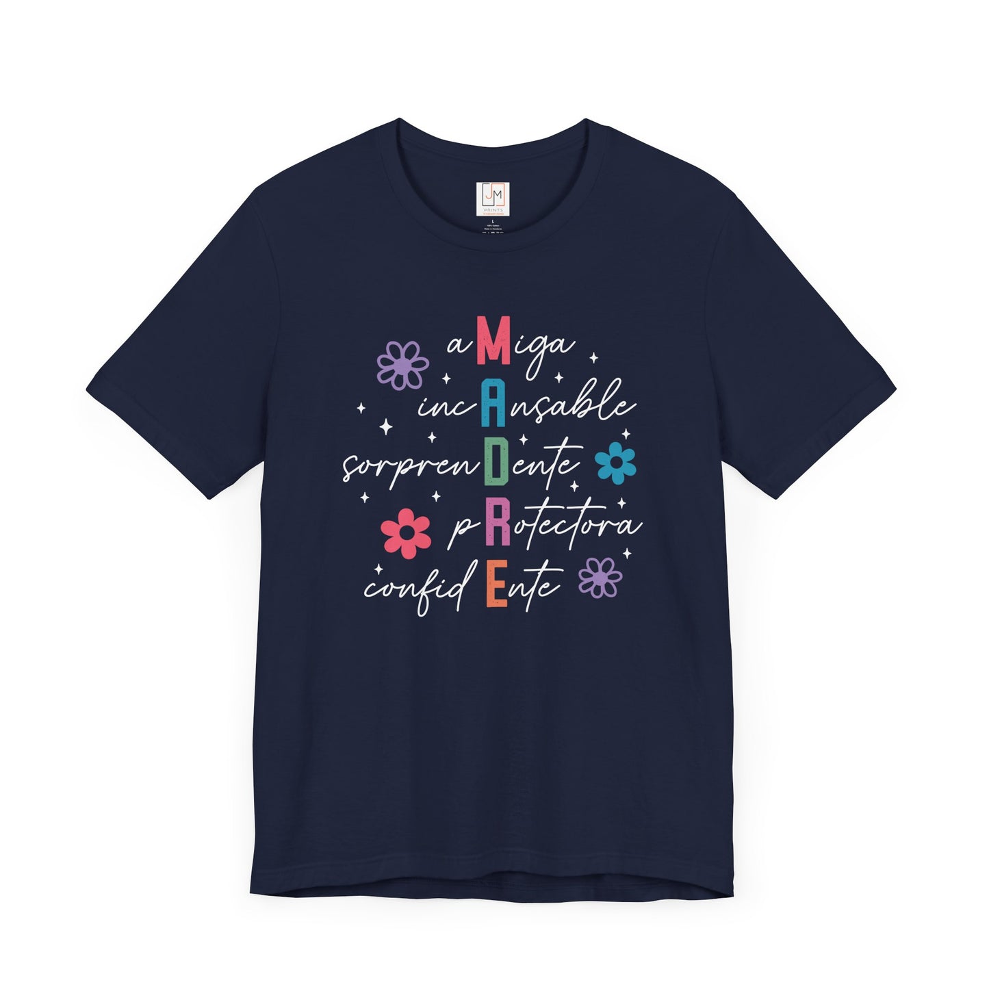 M.A.D.R.E - Camiseta Unisex de Manga Corta para el Día de las Madres