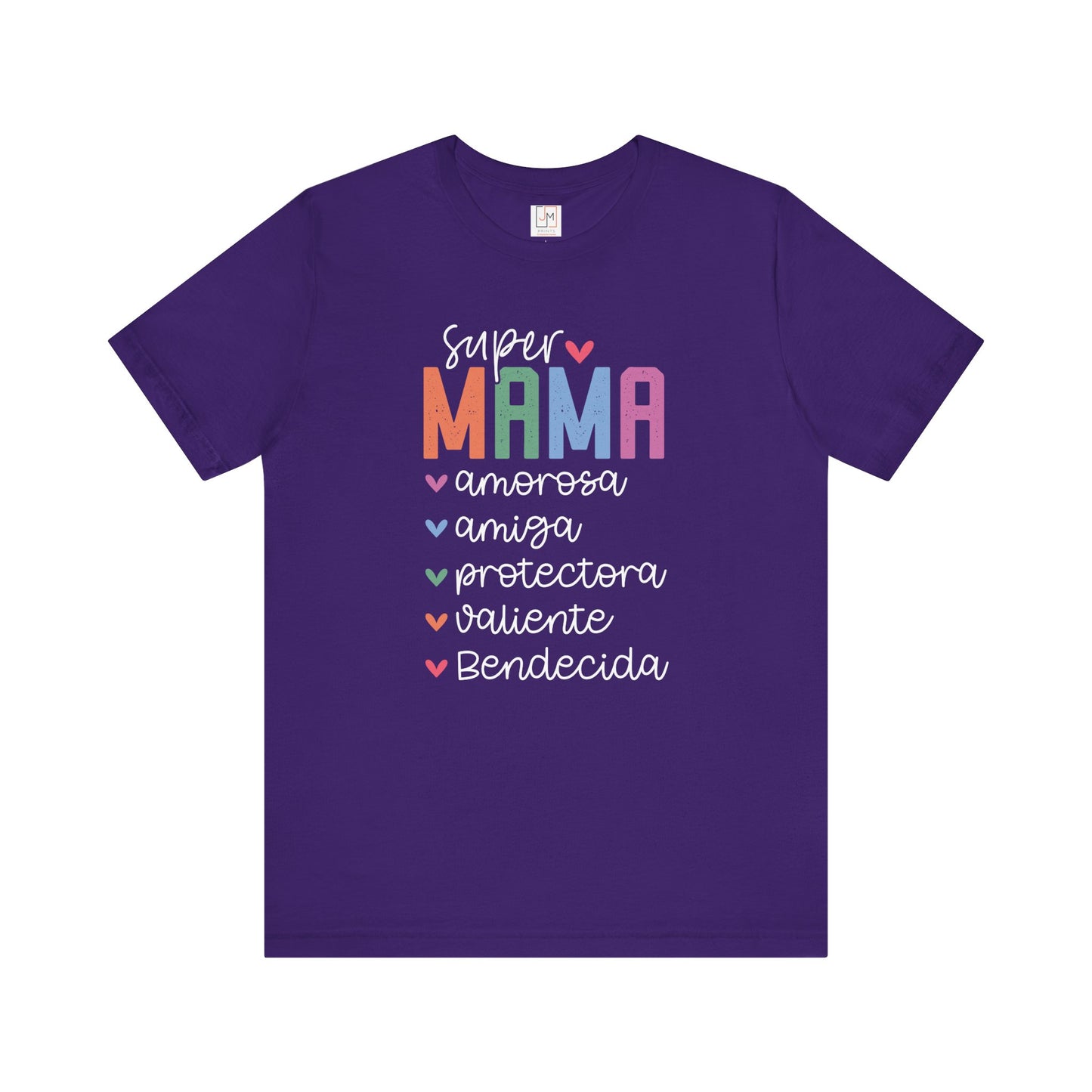 Super Mama - Camiseta Unisex de Manga Corta para el Día de las Madres