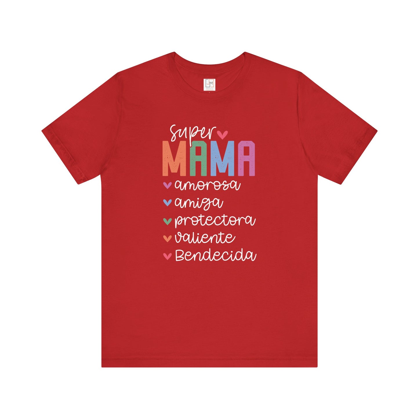 Super Mama - Camiseta Unisex de Manga Corta para el Día de las Madres