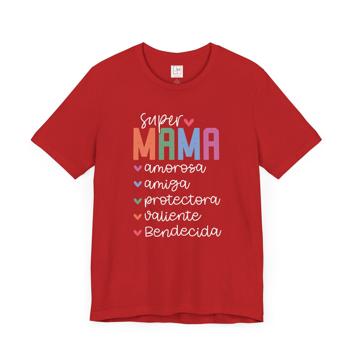 Super Mama - Camiseta Unisex de Manga Corta para el Día de las Madres
