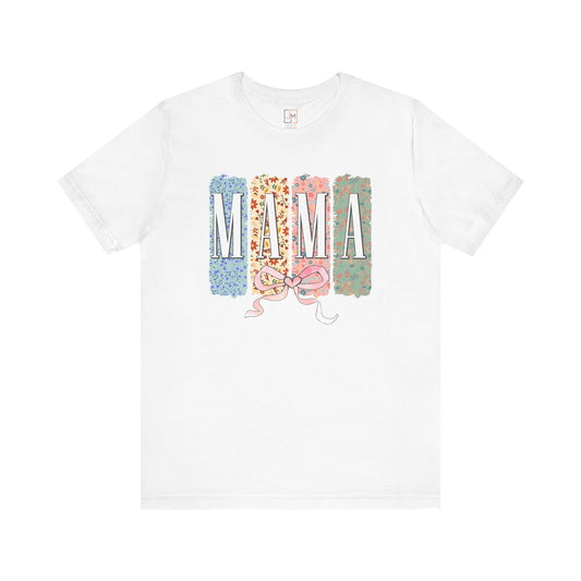 Camiseta Floral para Mama - Camiseta Unisex de Manga Corta para el Día de las Madres