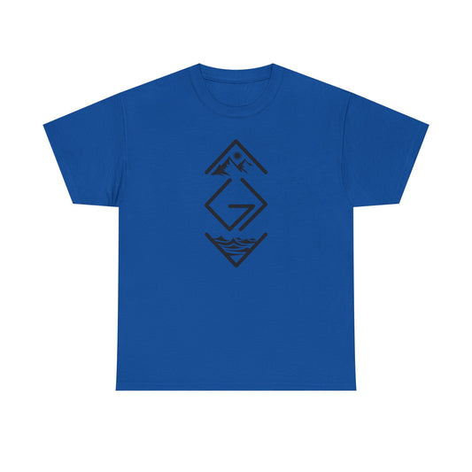 Inspirational Unisex Heavy Cotton Tee - 'God is Greater Than the Highs and Lows'