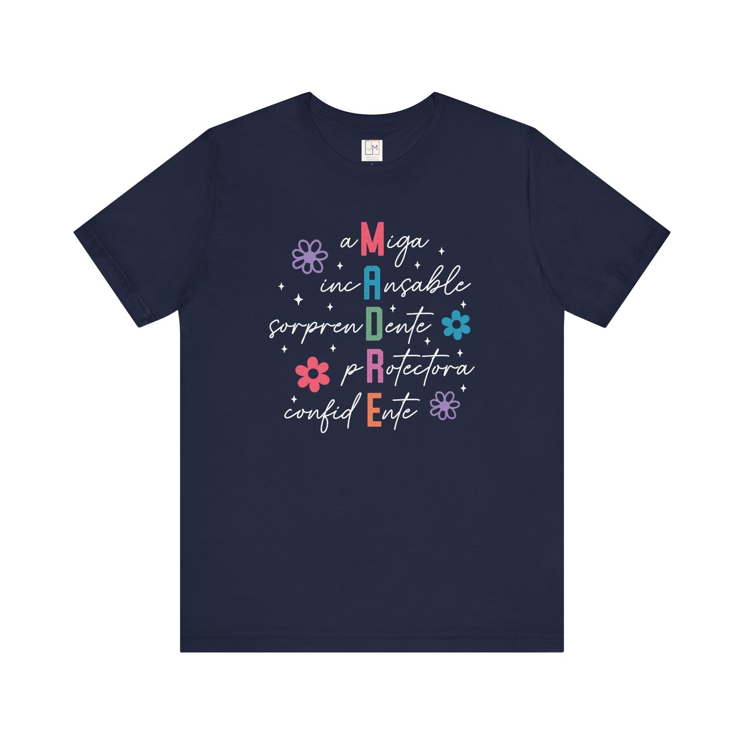 M.A.D.R.E - Camiseta Unisex de Manga Corta para el Día de las Madres