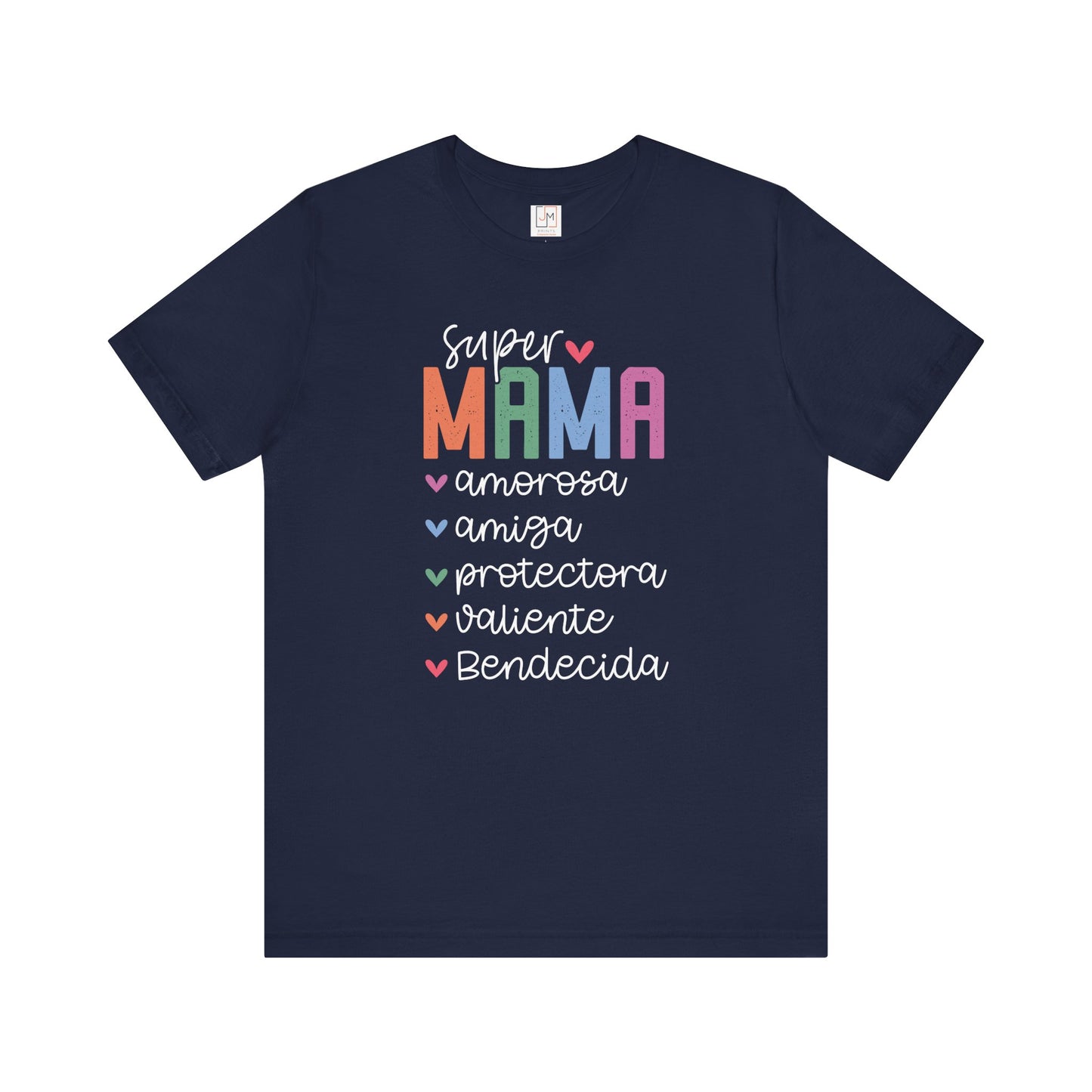 Super Mama - Camiseta Unisex de Manga Corta para el Día de las Madres